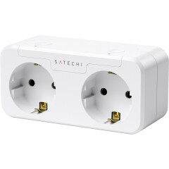 Умная розетка Satechi Homekit Dual Smart Outlet (ST-HK2OAW-EU)