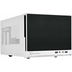 Корпус Silverstone Sugo SG13WB-Q Black/White