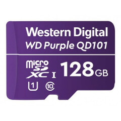 Карта памяти 128Gb MicroSD WD Purple (WDD128G1P0C)