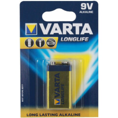 Батарейка Varta Long Life (9V, 1 шт)