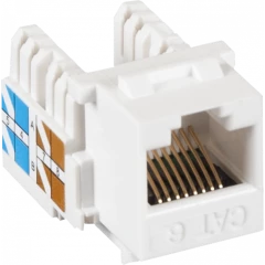 Вставка RJ-45 NETLAN EC-UKJ-UE2-WT-10