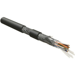 Бухта Hyperline ISFUTP4-C5E-P26/19-PVC-BK, 500м