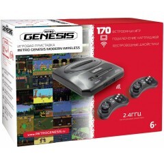Игровая приставка SEGA Retro Genesis Modern Wireless (170 встроенных игр)