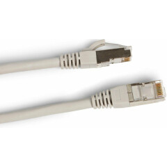 Патч-корд Hyperline PC-LPM-STP-RJ45-RJ45-C6a-0.5M-LSZH-GY, 0.5м