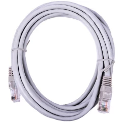 Патч-корд NETLAN EC-PC4UD55B-BC-PVC-030-GY, 3м