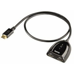 Переключатель 2x HDMI - 1x HDMI, HAMA H-42553