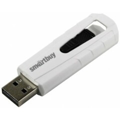 USB Flash накопитель 16Gb SmartBuy IRON White/Black (SB16GBIR-W)