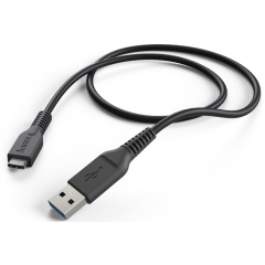 Кабель USB - USB Type-C, 1м, HAMA H-178395