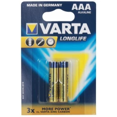 Батарейка Varta Long Life (AAA, 2 шт)