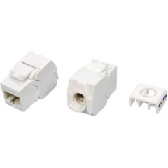 Вставка RJ-45 Hyperline KJ8-8P8C-C6-180-TLS-WH