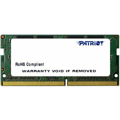 Оперативная память 4Gb DDR4 2400MHz Patriot SO-DIMM (PSD44G240041S)