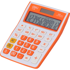 Калькулятор Deli E1238 Orange