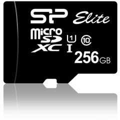Карта памяти 256Gb MicroSD Silicon Power Elite (SP256GBSTXBU1V10)