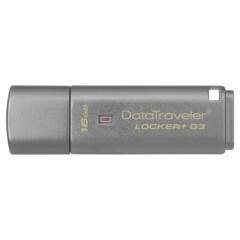 USB Flash накопитель 16Gb Kingston DataTraveler Locker+ G3 Metallic (DTLPG3/16GB)