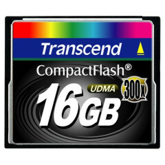 Карта памяти 16Gb Compact Flash Transcend 300x (TS16GCF300)