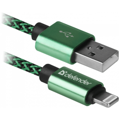 Кабель USB - Lightning, 1м, Defender ACH01-03T PRO (87810)