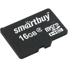 Карта памяти 16Gb MicroSD SmartBuy (SB16GBSDCL4-00)