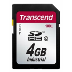 Карта памяти 4Gb SD Transcend Industrial (TS4GSDHC100I)