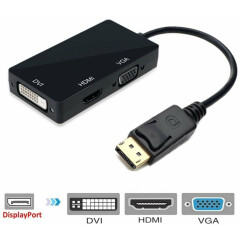 Переходник Orient DisplayPort (M) - HDMI/DVI-I/VGA (F) (C309)