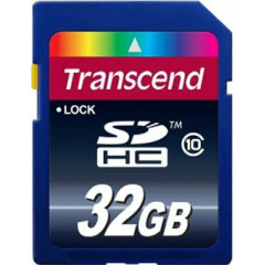 Карта памяти 32Gb SD Transcend (TS32GSDHC10I)