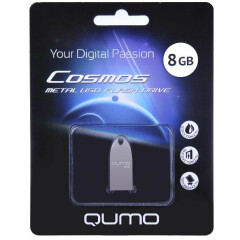 USB Flash накопитель 8Gb QUMO Cosmos Silver