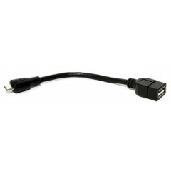 Переходник USB 2.0 A (F) - microUSB B (M), 0.1м, 5bites UA-AF-MICRO5-OTG