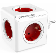 Сетевой разветвитель Allocacoc PowerСube Original Red