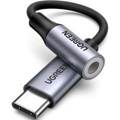 Переходник USB Type-C - 3.5 Jack, UGREEN AV161