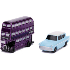 Набор Jada Toys Die-Cast Harry Potter 1959 Ford Anglia, The Knight Bus