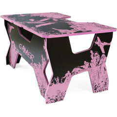 Игровой стол Generic Comfort Gamer 2 Black/Pink