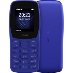 Телефон Nokia 105 Dual Sim (2022) Blue