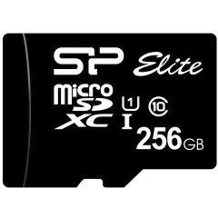 Карта памяти 256Gb MicroSD Silicon Power Elite (SP256GBSTXBV1V20)