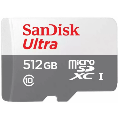 Карта памяти 512Gb MicroSD SanDisk Ultra (SDSQUNR-512G-GN3MN)