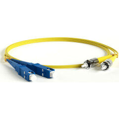 Патч-корд Hyperline FC-D2-9-SC/UR-ST/UR-H-30M-LSZH-YL, 30м