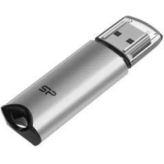 USB Flash накопитель 64Gb Silicon Power Marvel M02 Silver (SP064GBUF3M02V1S)