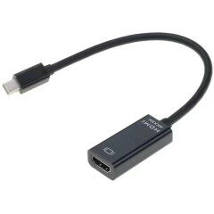 Переходник Mini DisplayPort - HDMI, 0.15м, Bion BXP-A-mDPM-HDMIF-015