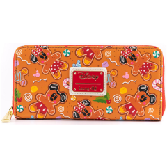 Кошелёк Loungefly Disney Ginger Bread AOP Zip Around Wallet