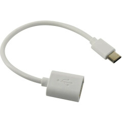 Переходник USB A (F) - USB Type-C, 0.2м, ExeGate EX-A-OTG-CMAF2
