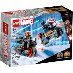 Конструктор LEGO Marvel Black Widow & Captain America Motorcycles