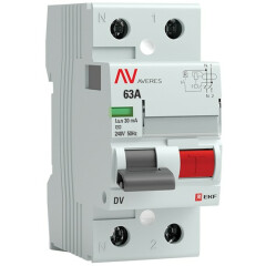 Выключатель дифференциального тока (УЗО) EKF rccb-2-63-30-ac-av