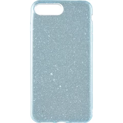 Чехол BROSCO IP7P/8P-SHINE-LITEBLUE