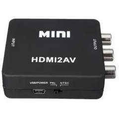 Переходник HDMI (F) - 3xRCA (F), PREMIER 5-984B Black