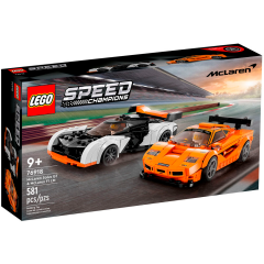 Конструктор LEGO Speed Champions McLaren Solus GT & McLaren F1 LM