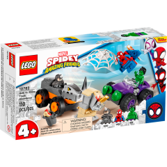 Конструктор LEGO Spider-Man Hulk vs. Rhino Truck Showdown