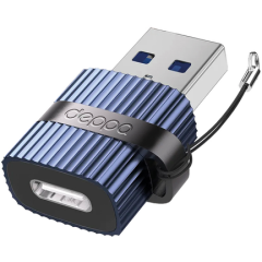 Переходник USB A (M) - USB Type-C (F), Deppa 73134