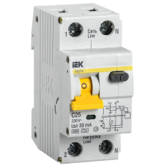 Автоматический выключатель дифференциального тока IEK MAD22-5-025-C-30