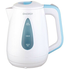 Чайник ENERGY E-214 White/Cyan