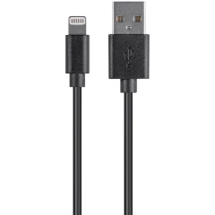 Кабель USB - Lightning, 1м, PREMIER 6-703 1.0BK Black