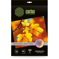 Бумага Cactus CS-HGA326050 (A3, 260 г/м2, 50 листов)