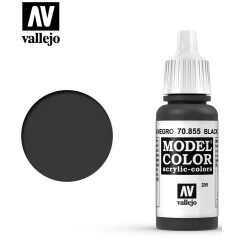 Краска Vallejo Model Color Black Glaze MC205, 17 мл